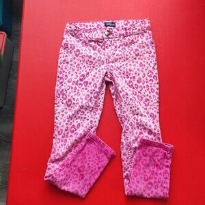 Place jeggings animal print pink girls' size 10